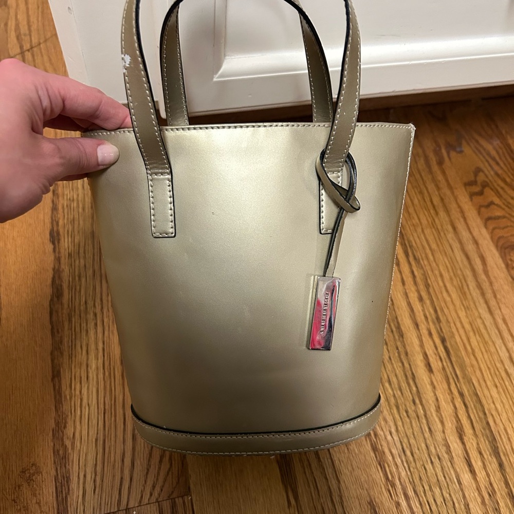 Burberry Gold Tote Bag